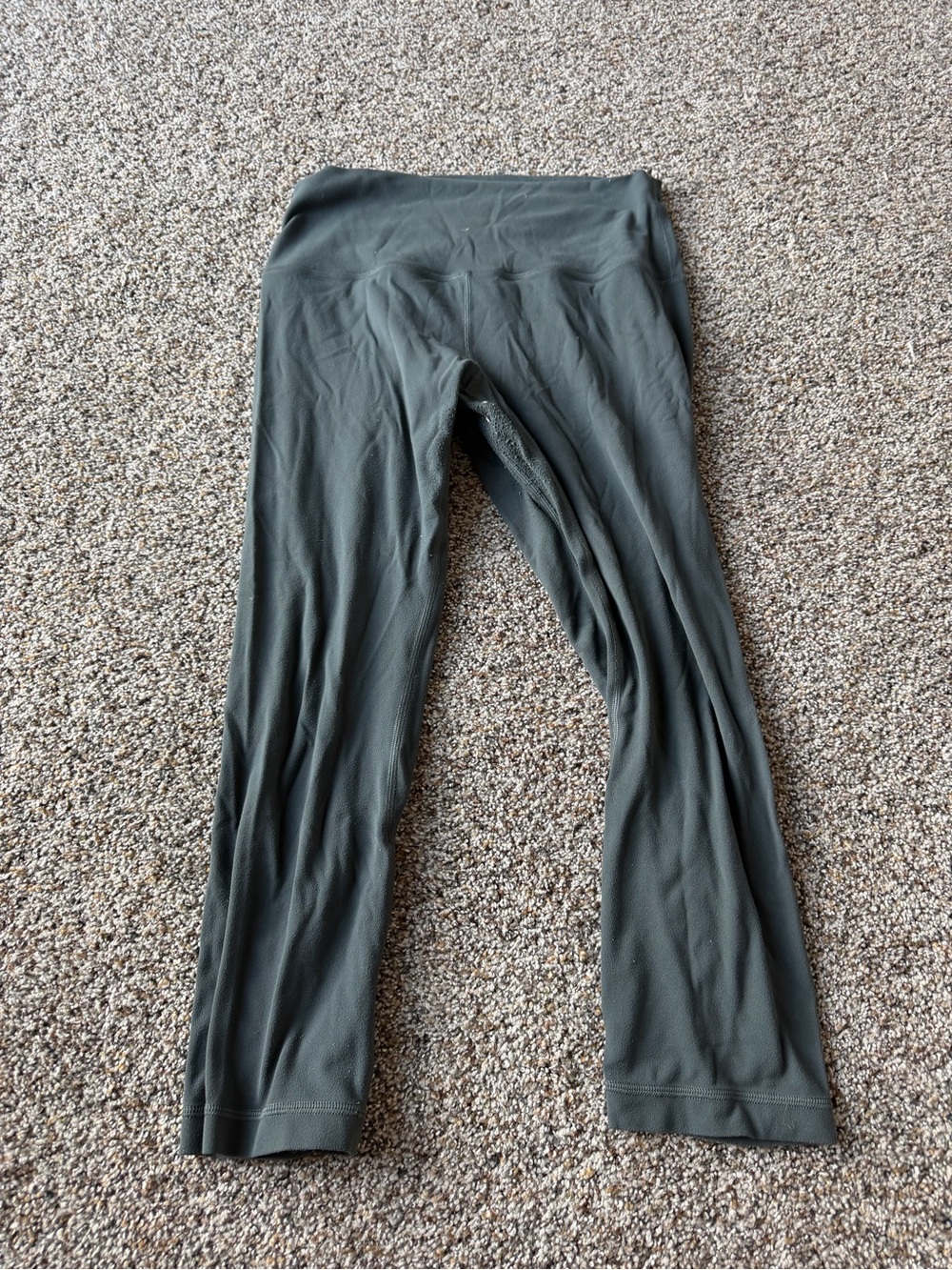 Lululemon Wunder Under Crop Size 6 Black Capri Leggings Yoga Pilates Older Style
